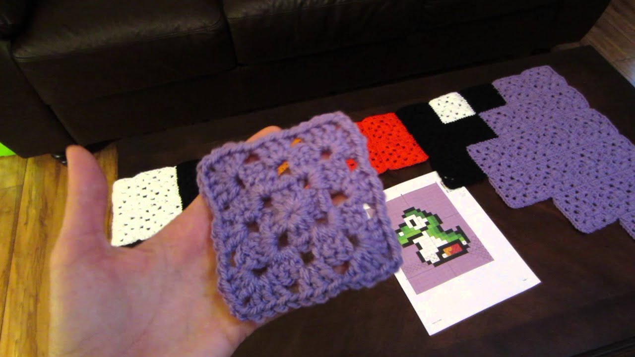 Intro  - Granny Square Pixel Blanket - Making your pattern