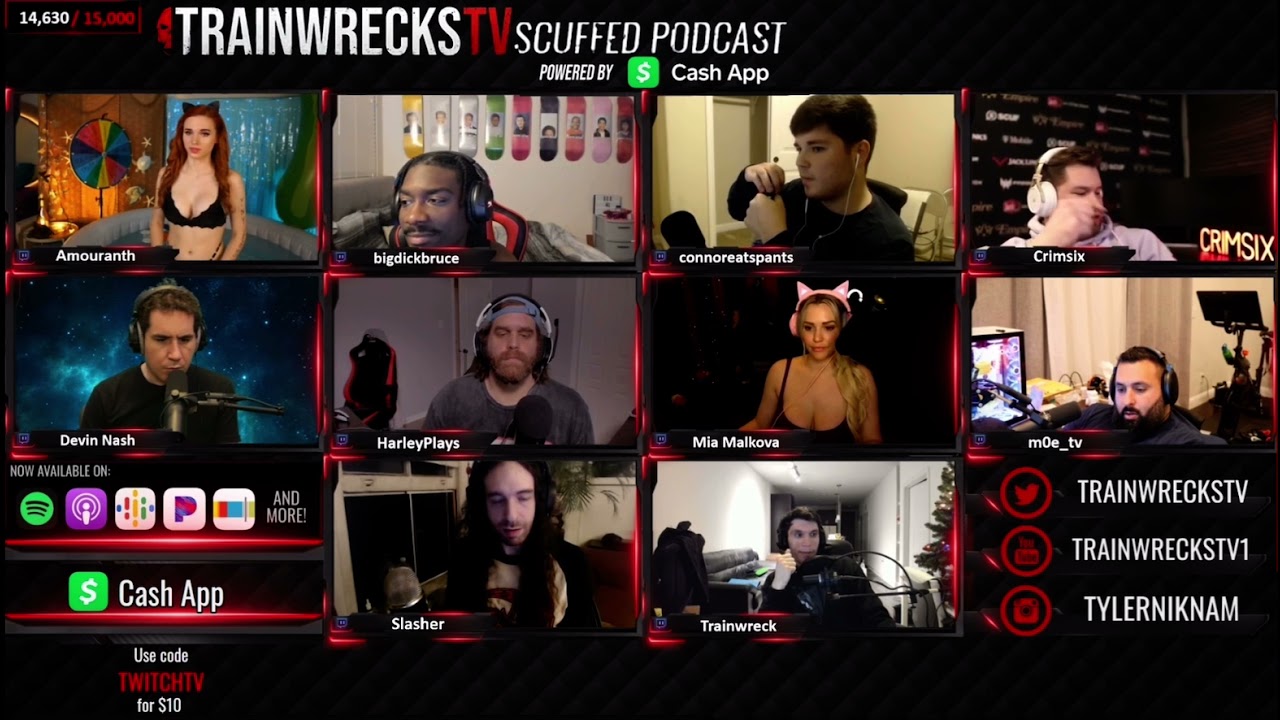 Trainwreck defending Dream on SCUFFED PODCAST
