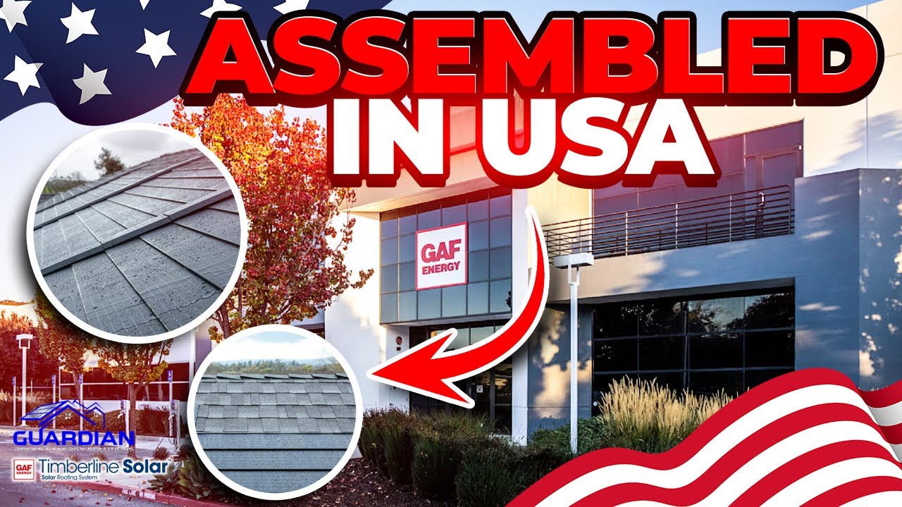 GAF Energy Timberline Solar&trade; Roof | Assembled in America | Guardian Roofs & Energy Solutions