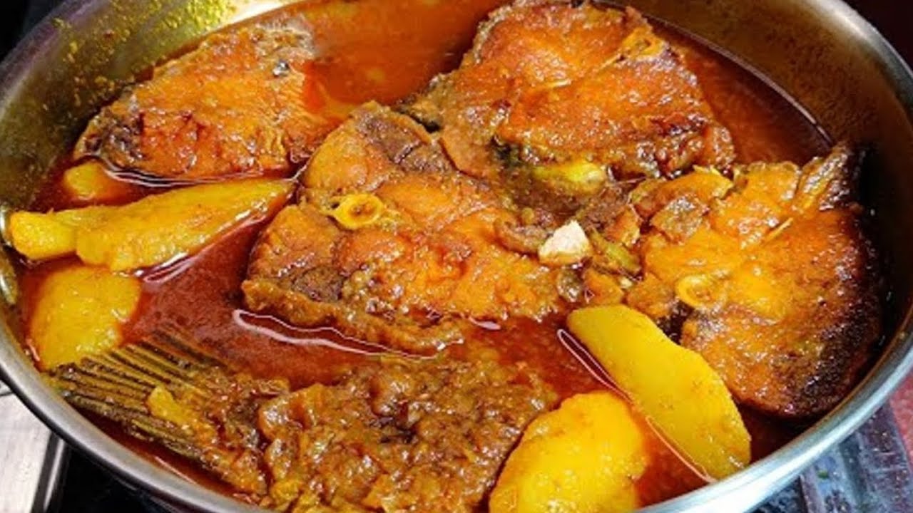 পেঁপে আলু দিয়ে মাছের ঝোল | Papaya Potato Fish Curry | Bengali Traditional Fish Recipe | 