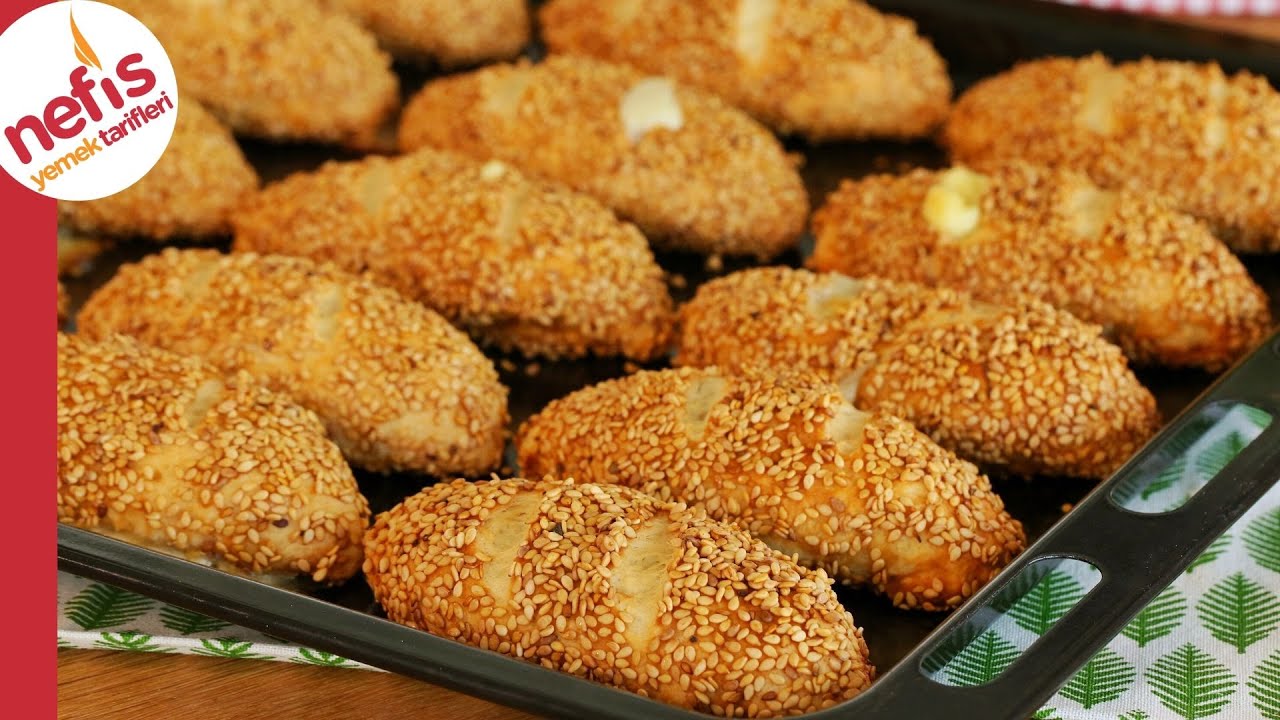 10 DAKİKADA MAYASIZ SİMİT POĞA&Ccedil;A TARİFİ 👌🏻😋 KAŞARLI & SUCUKLU 💯