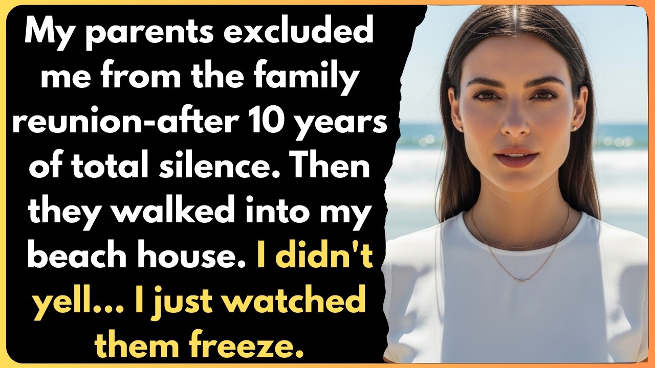 My parents excludedme from the family reunion-after 10 years of total silence. Then they ...