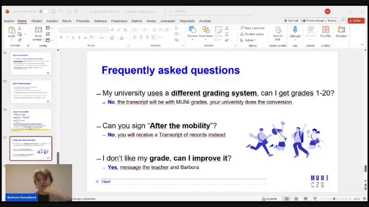 Learning Agreement Seminar Online