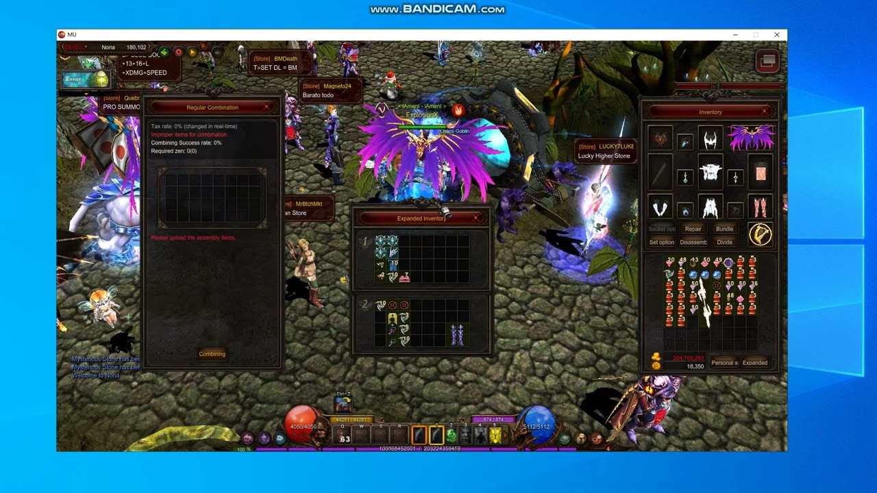 Mu online - Evento Mysterious Stone - TCA Bound up Stick