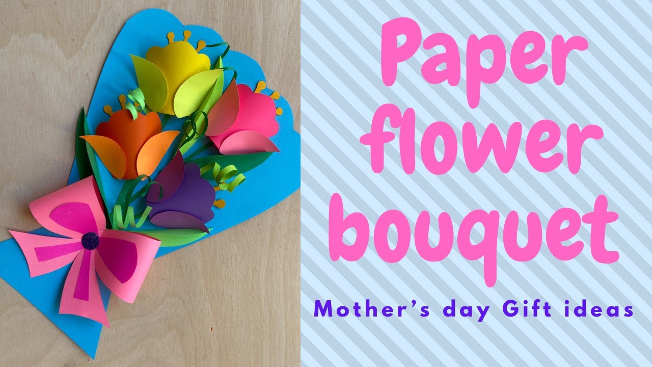 Paper Flower Bouquet For Mother’s Day | Mother’s Day Flowers | Mother’s Day Craft Ideas