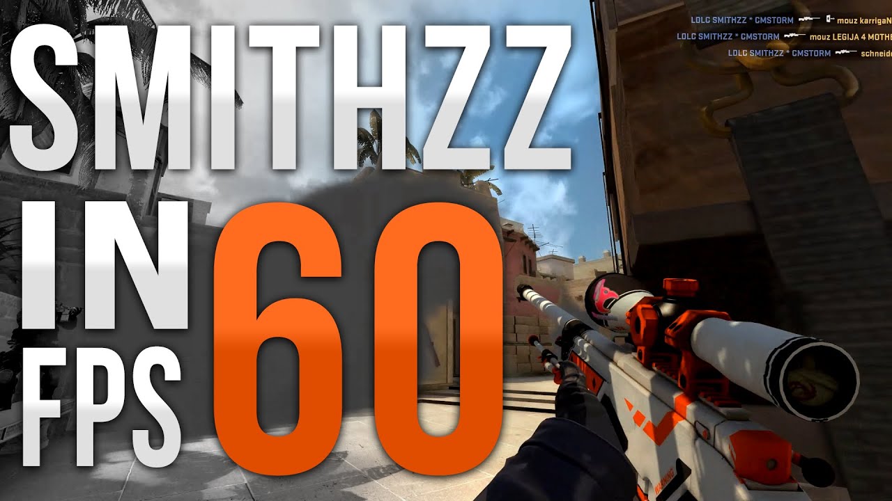 CS:GO SmithzZ vs mouz AWP ACE [60 FPS TEST]