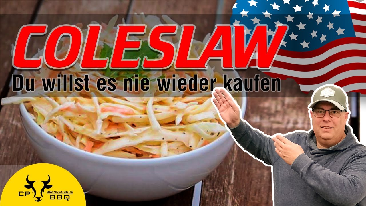 Coleslaw (Krautsalat) in Lecker und selbst gemacht. Teil 1 von 3 der amerikanischen Klassiker