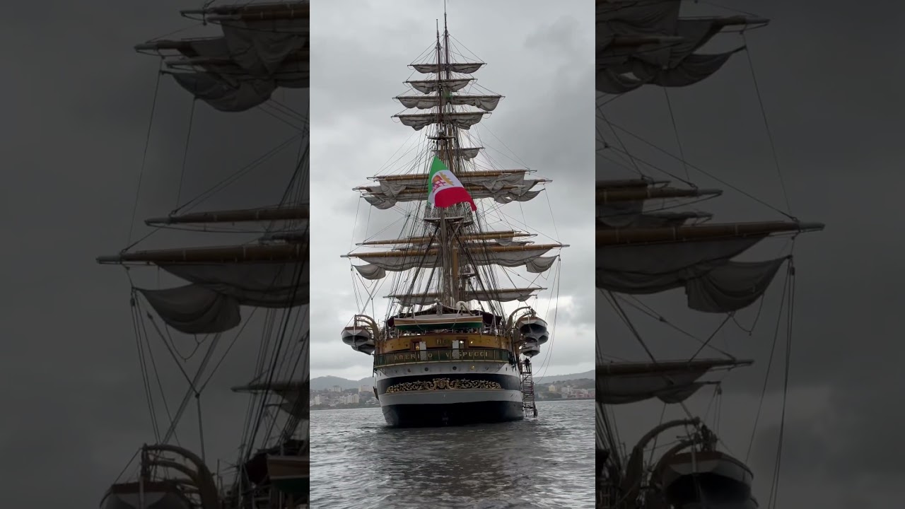 Veleiro Amerigo Vespucci - Navio escola da Marinha Italiana