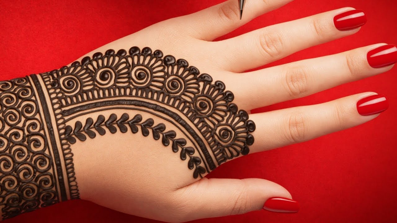 Full Hand Royal Mehndi Design 😍 5 Minute Quick Mehndi Design for Any Function ⏱️ Mehndi Design 2026