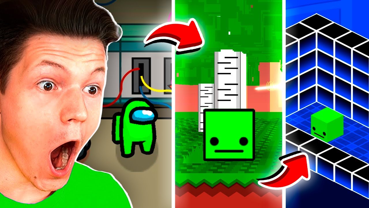 *ЭТО* ИГРЫ ВНУТРИ GEOMETRY DASH