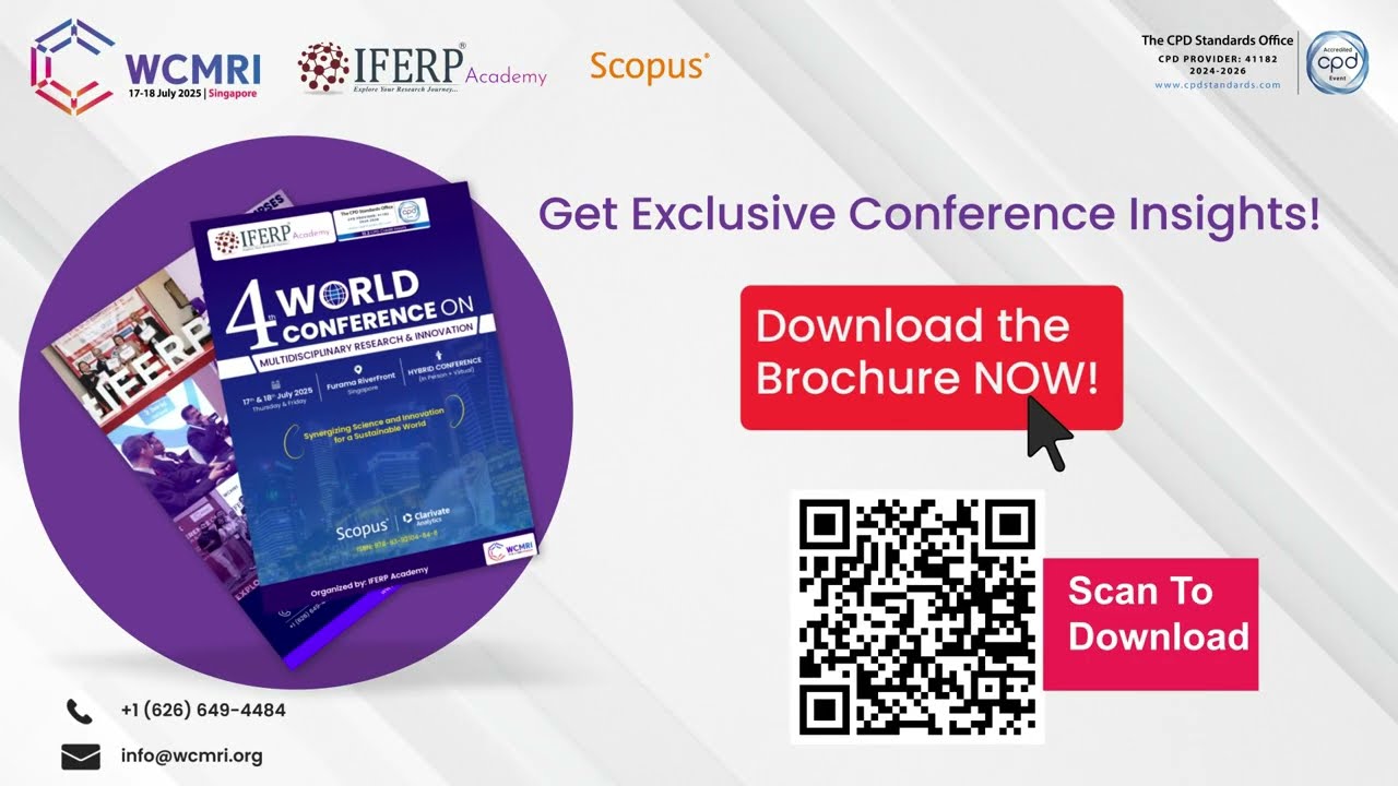 📥 Download WCMRI 2025 Conference Brochure | Scopus-Indexed Hybrid Conference in Singapore | IFERP