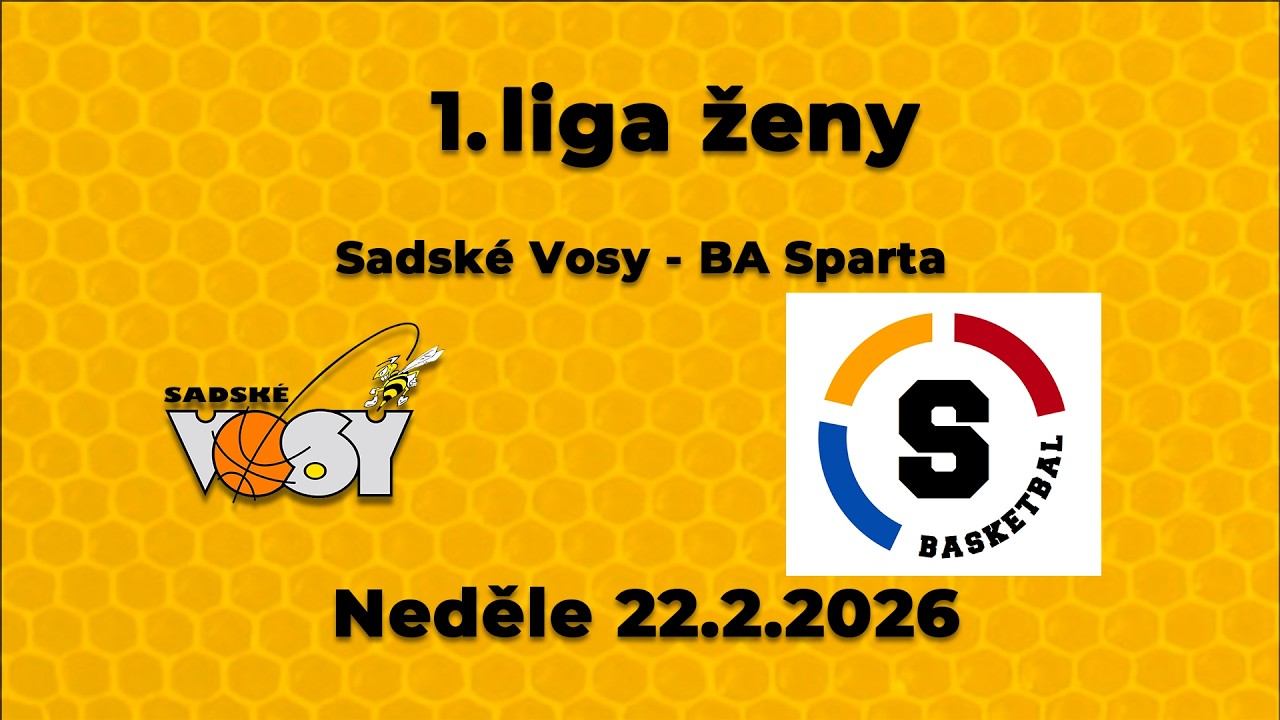 2025-26 1. liga Sadské Vosy - BA Sparta Praha