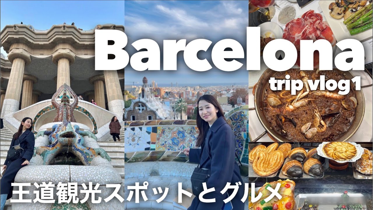 【スペインVlog】#1 🇪🇸3日間で完全網羅🐩クリスマス🌲絶品スペインバルとパエリア🥘