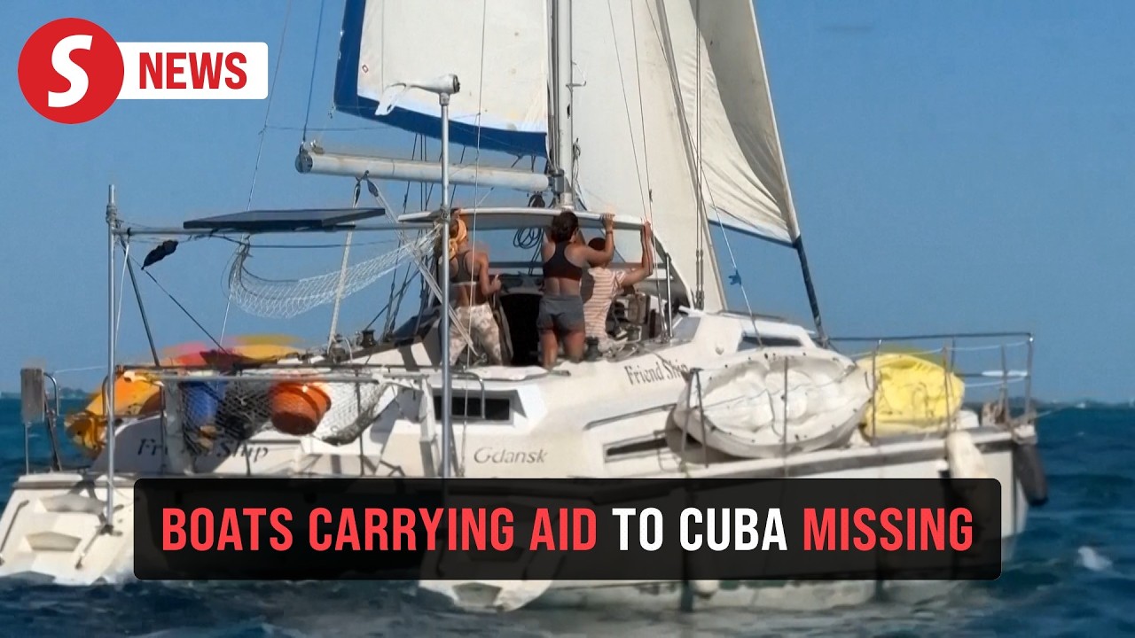 Two humanitarian aid boats en route to Cuba are missing