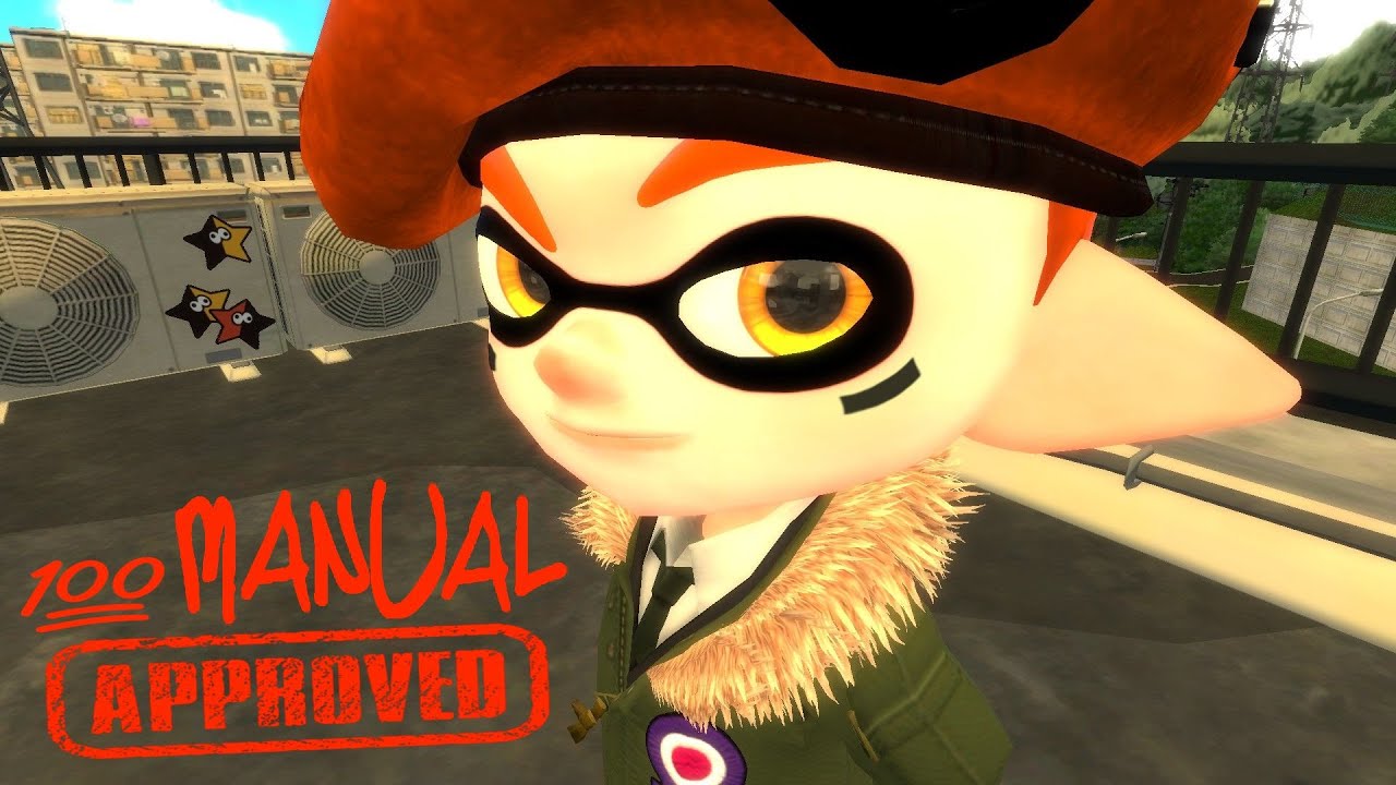Beating up splatoon coroika Army because the manual told me to