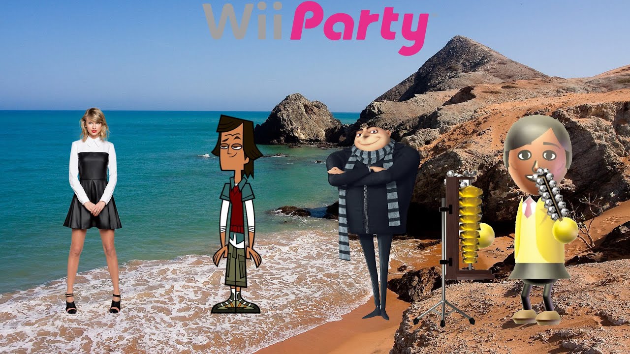 Wii Party - Spin-Off - Taylor Vs Noah Vs Gru Vs Sakura (Ep. 193)