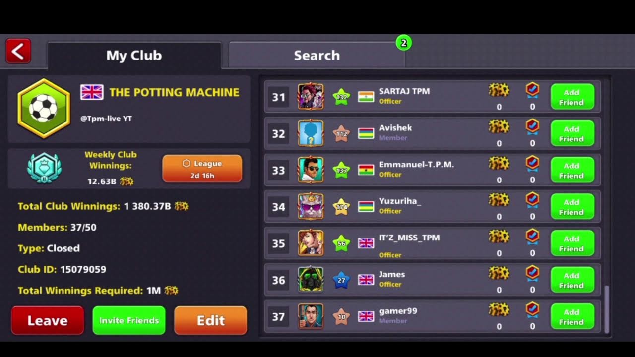 8 ball  pool trickshot on the best account