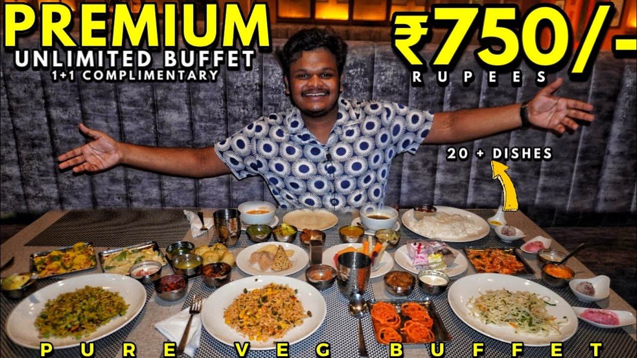 PREMIUM - Unlimited Veg Food Buffet at Just ₹750 at 1947 Restaurant | Best Buffet In Bangalore