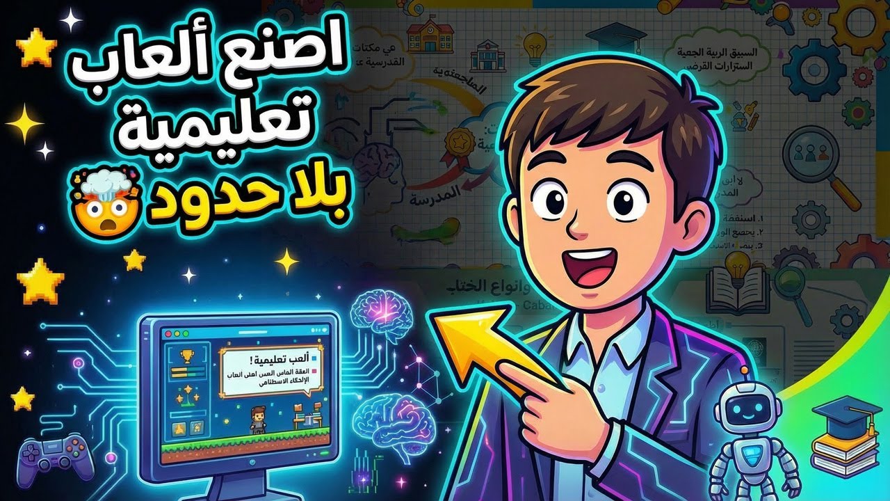 لقطاع التعليم : طريقة سرية لصناعة عدد لا محدود للألعاب التعليمية مجانا بالذكاء الاصطناعي
