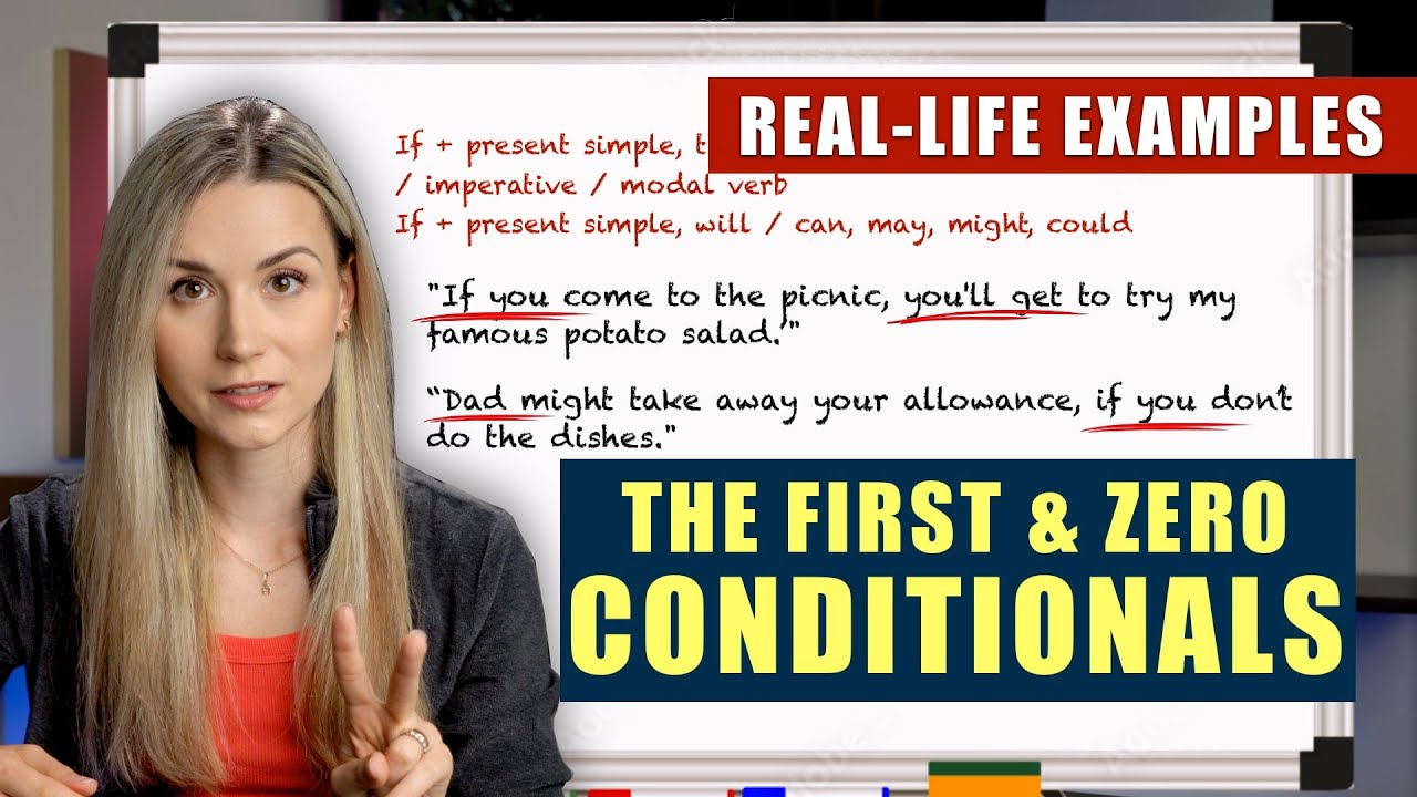 Conditional Sentences (The Zero and First Conditionals)   - English Grammar Lesson