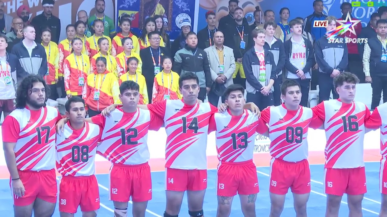 Kho Kho World Cup 2025: Peru v Bhutan Mens