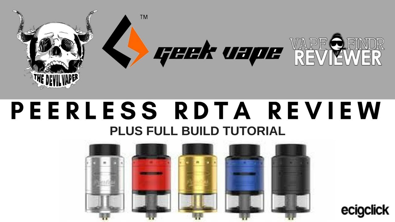 GeekVape Peerless RDTA (4ml) Review + Build Tutorial!
