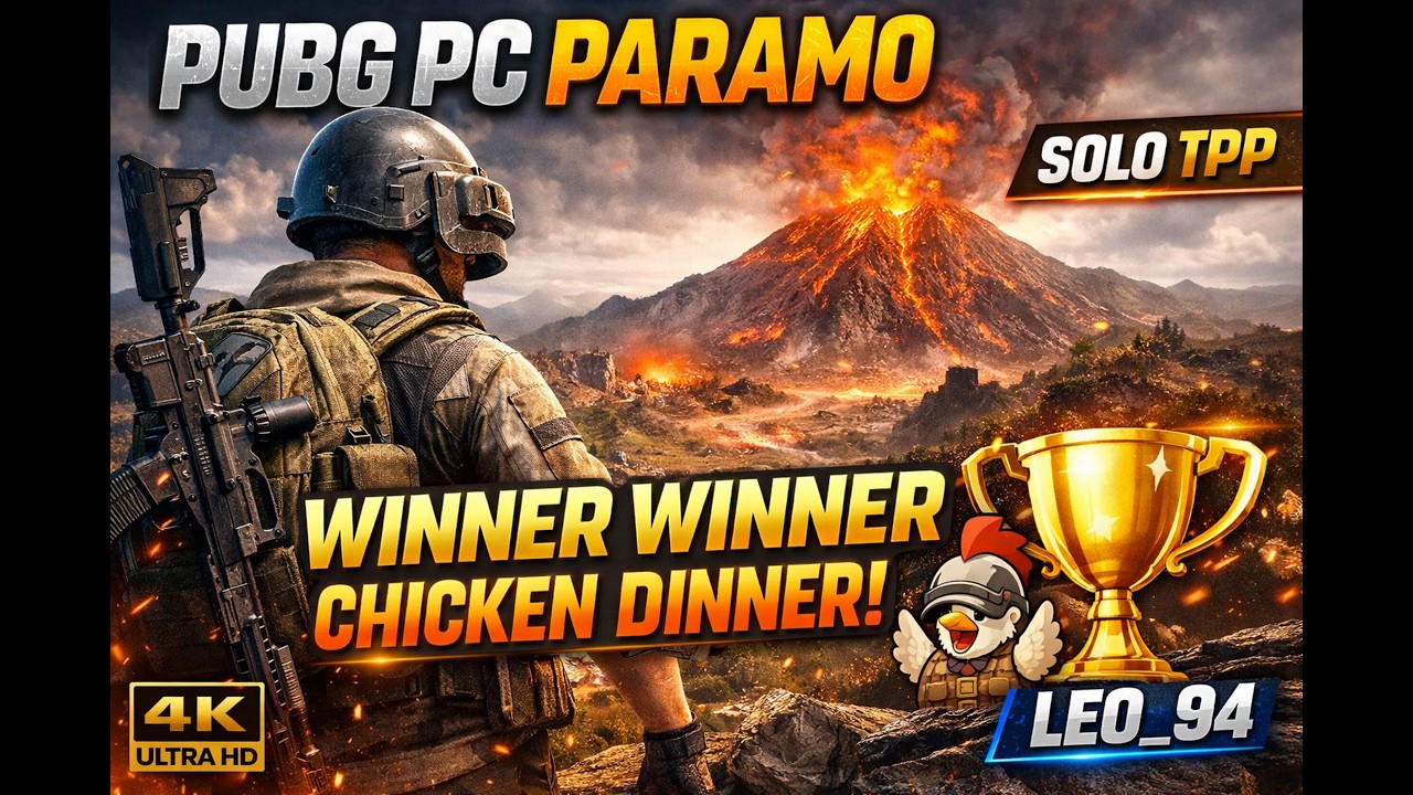 PUBG PC PARAMO SOLO TPP Full Gameplay 🏆 Winner Winner Chicken Dinner | RTX 4060 TI | No Commentary