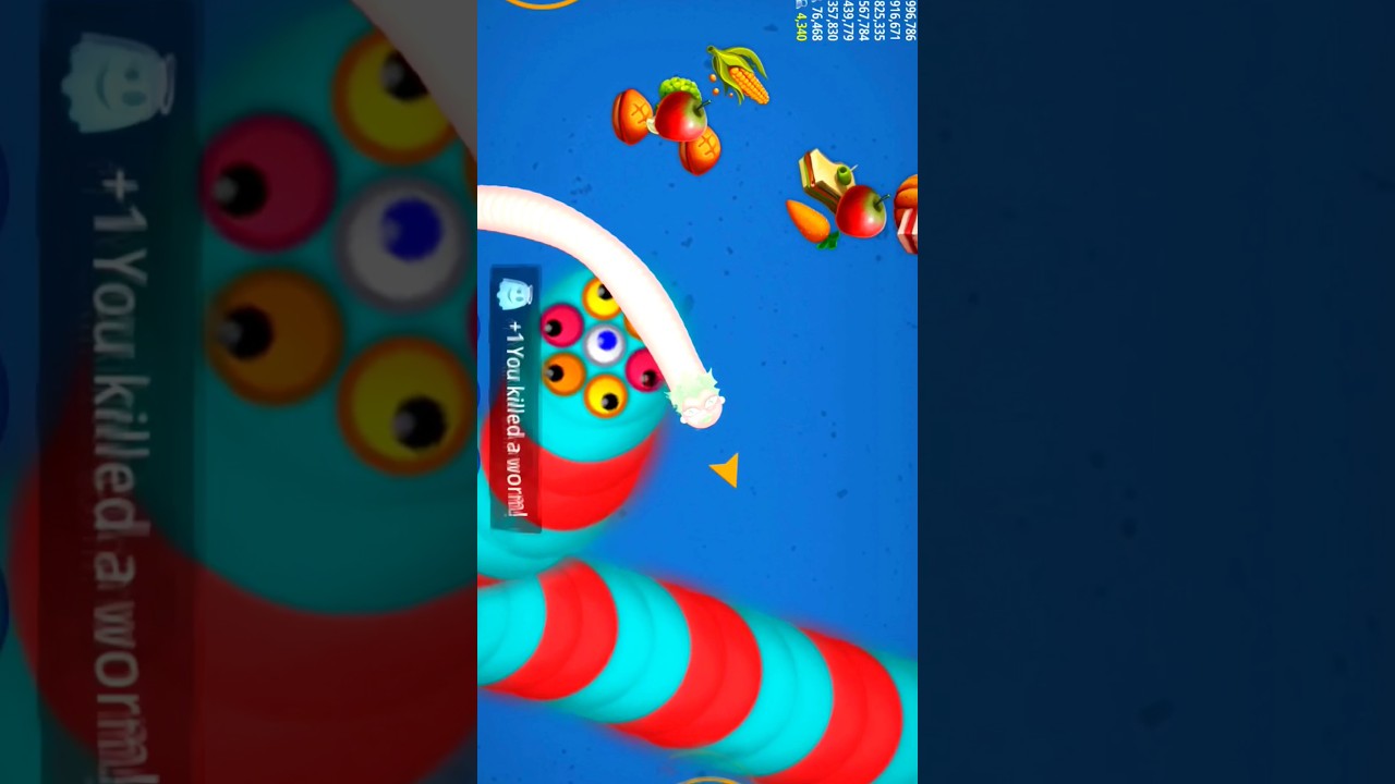 🪱 MAGIC WORMZONE io | Rawak Gaming [80] #tiktok  #shorts #worm zone