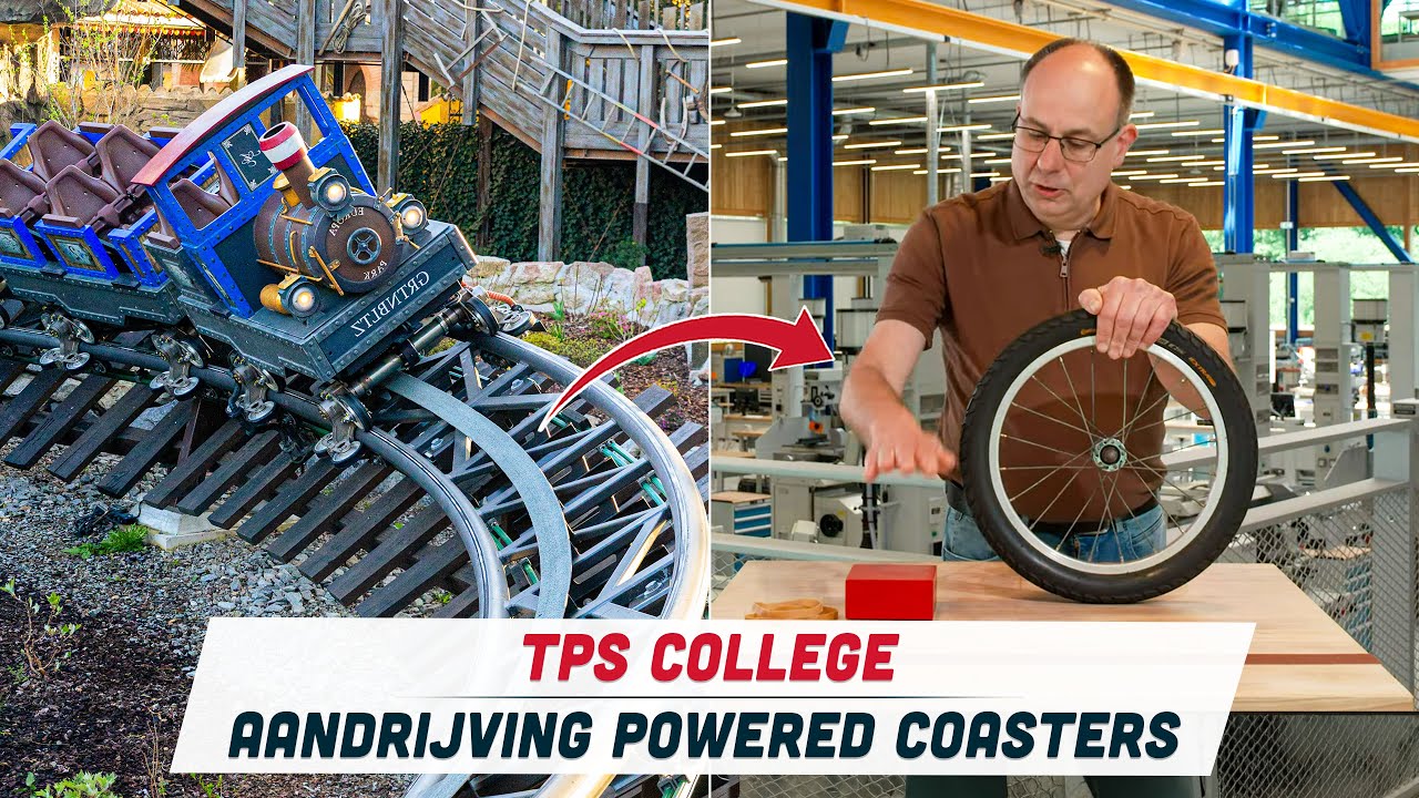 Hoe Werkt de Aandrijving van een Powered Coaster? 🛞 | TPS College #7