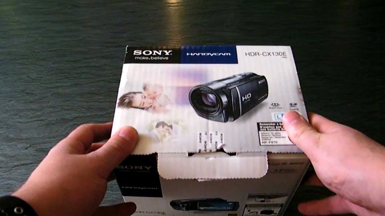 INNE -  Zmiana sprzętu do nagrywania  -  Unboxing Sony CX130E   by maxim