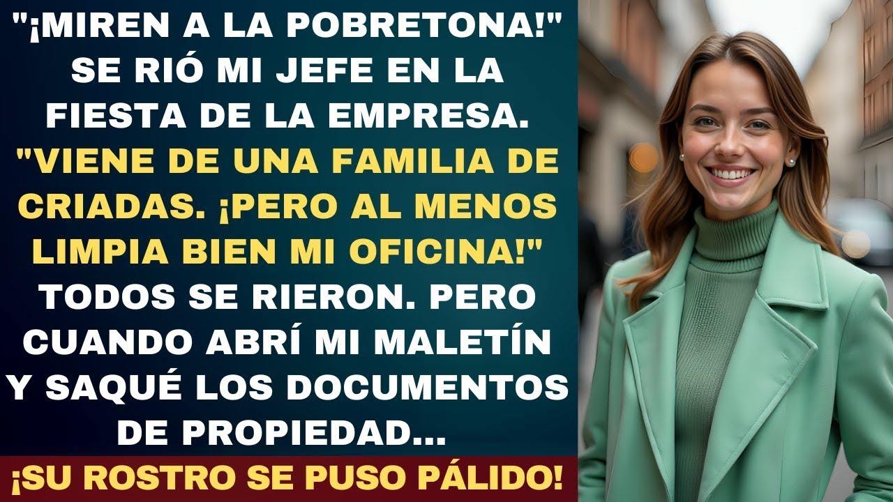 Mi Jefe Se Burló de Mi Familia Pobre, Pero No Sabía Que Yo Era La Dueña Secreta De La Empresa