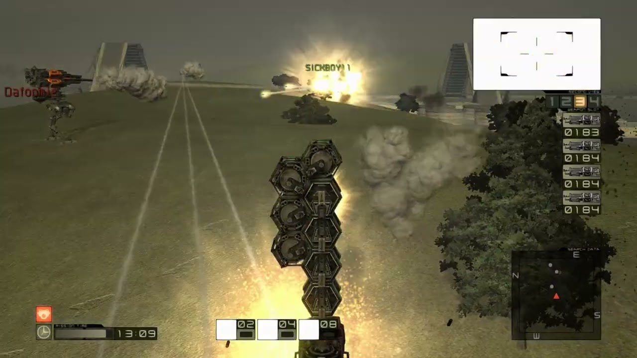Chromehounds 4v4 War Style Match!!! (Footage 75)