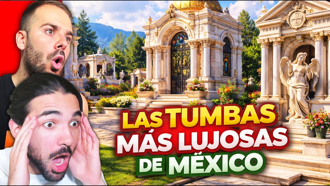 🇪🇸 ESPAÑOLES reaccionan a las TUMBAS más LUJOSAS de MÉXICO 🇲🇽 ¡SON MANSIONES! 😱