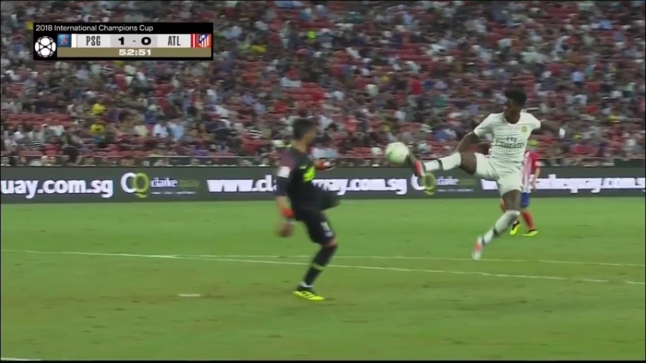 #21 Tim Weah International Champions Cup vs Atletico Madrid