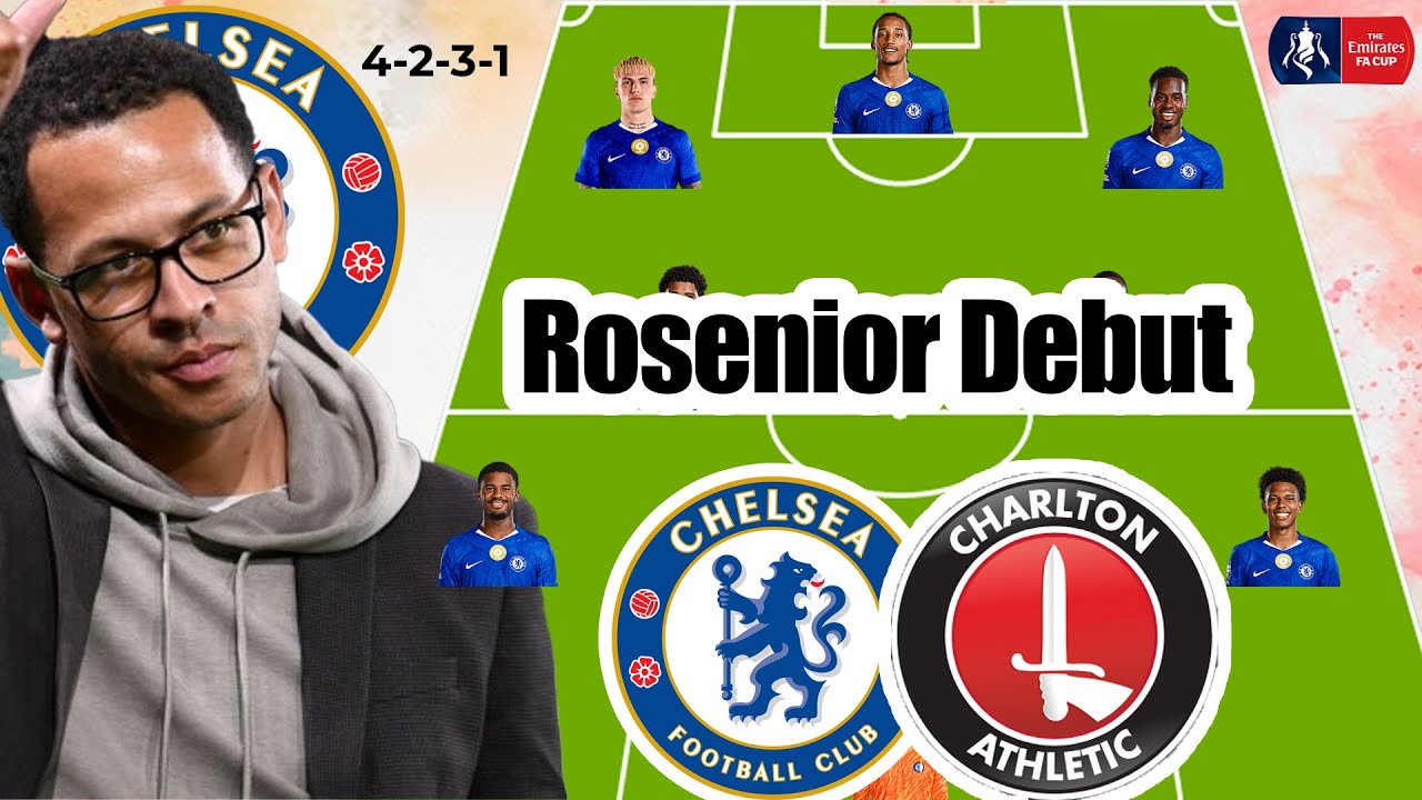 Rosenior’s CONFIRMED XI! Charlton vs Chelsea | FA Cup 3rd Round 25/26