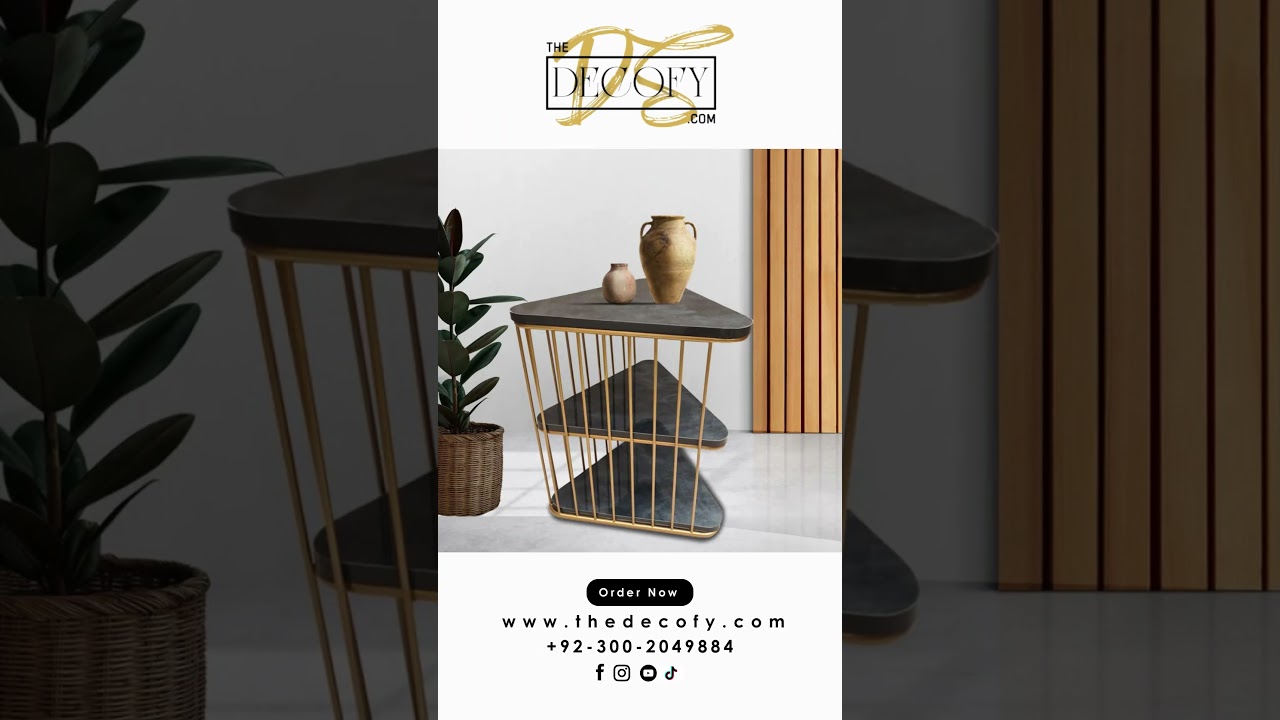 Stack Table, Mid-Century Modern Side / Coffee Table