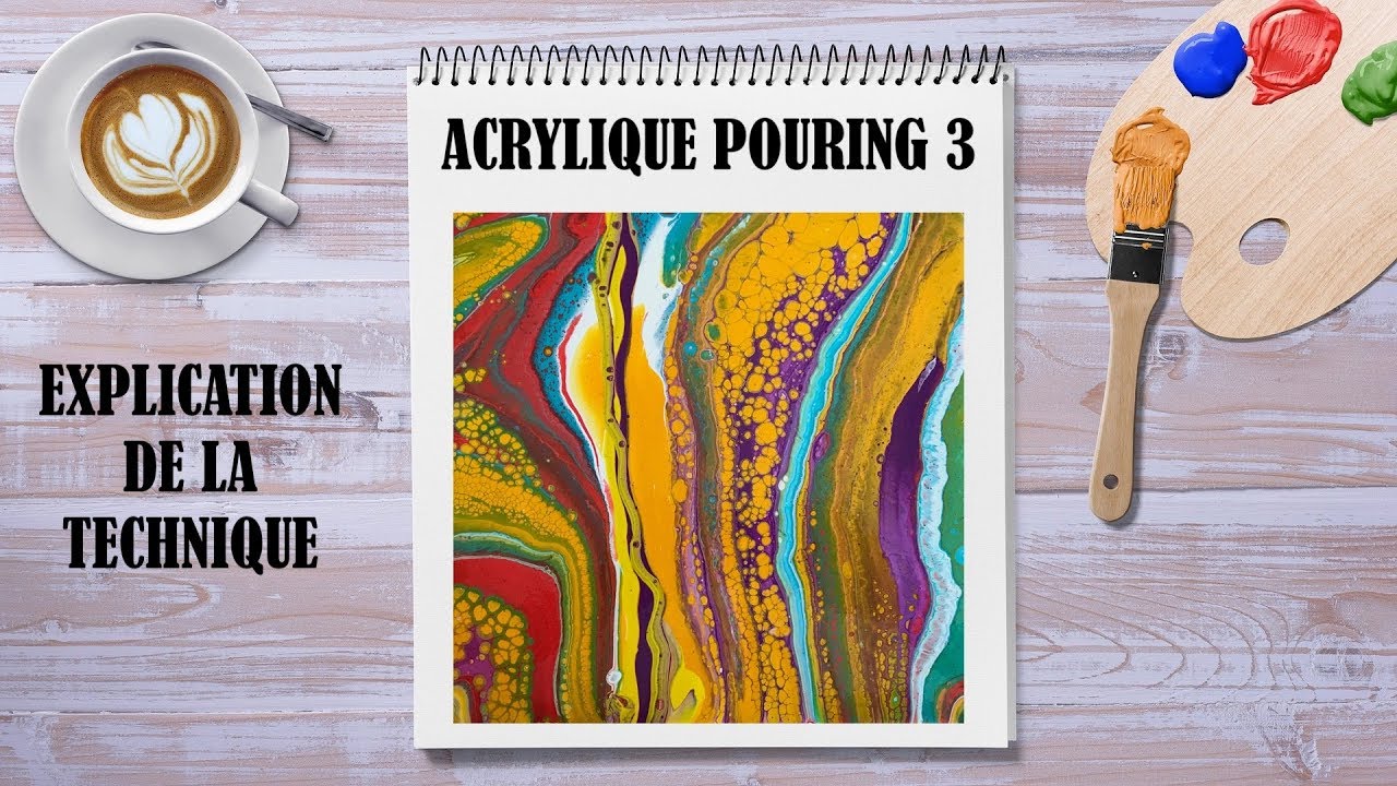 Acrylic Pouring 3 - Explication de la technique