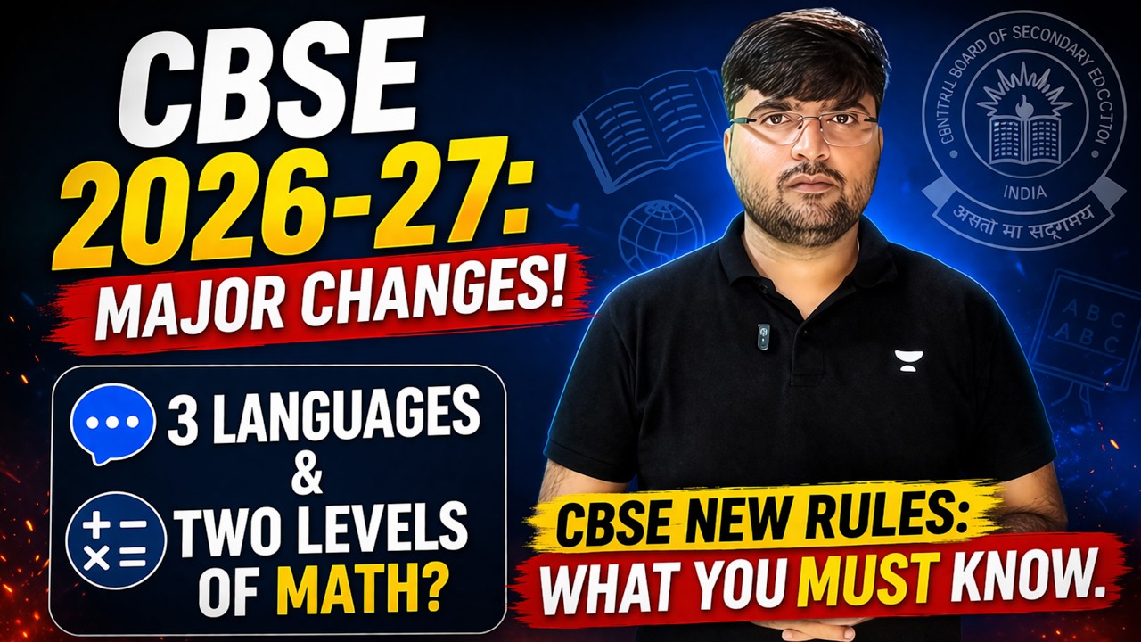 CBSE Board Exam 2027 3 Languages & New Rules! 😱  Big Changes for Class 9 & 10