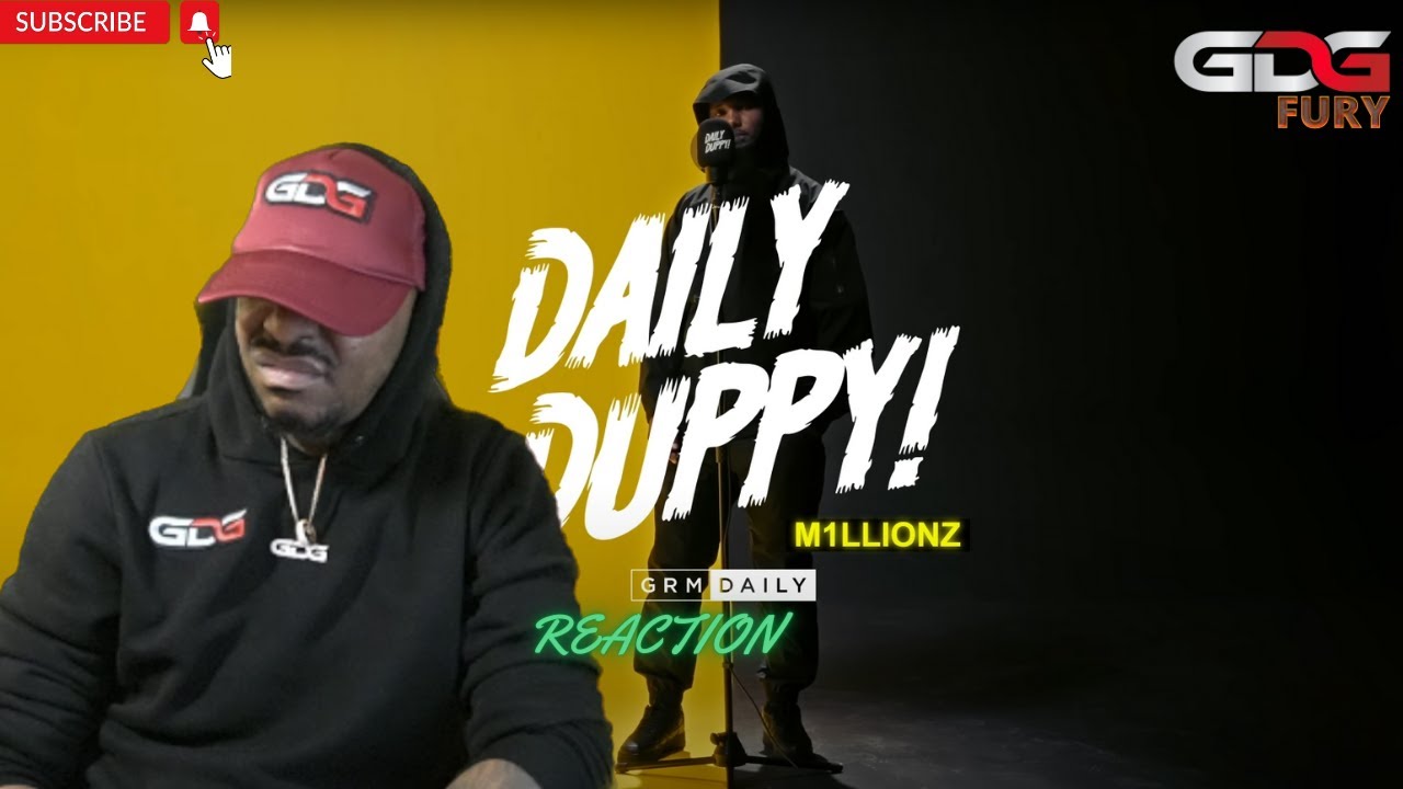 TUFF!!!!!!! AMERICAN Reacts to M1LLIONZ - Daily Duppy | GRM Daily