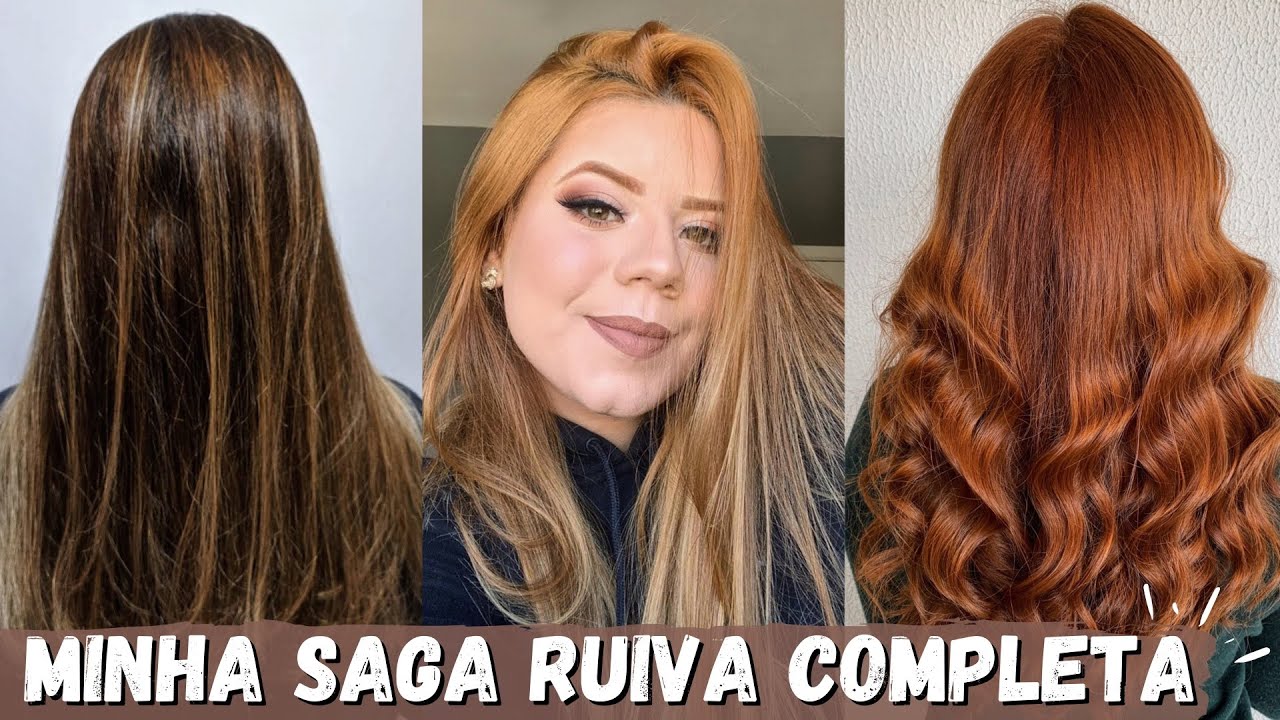 DO LOIRO/CASTANHO PARA O RUIVO | SAGA RUIVA ✨