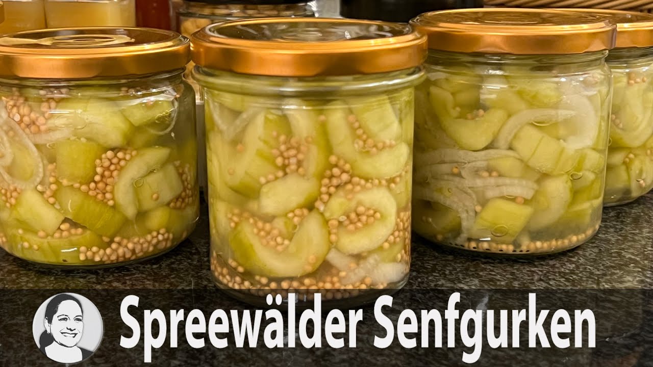 Spreewälder Senfgurken - altes, traditionelles Rezept aus dem Archiv des Bauernverlages (DDR)