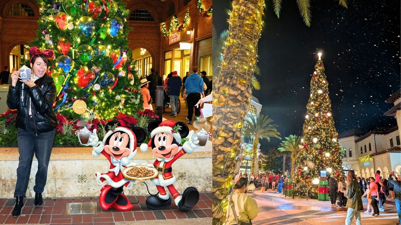 Рождественские покупки и веселье в Disney Springs!