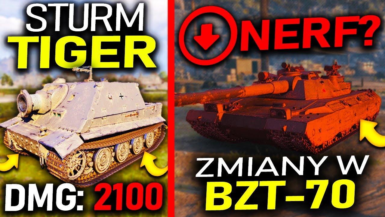 STURMTIGER wejdzie do gry? | BZT-70 jednak będzie zmieniony - BZ-72-1 + BZ-75 w akcji!