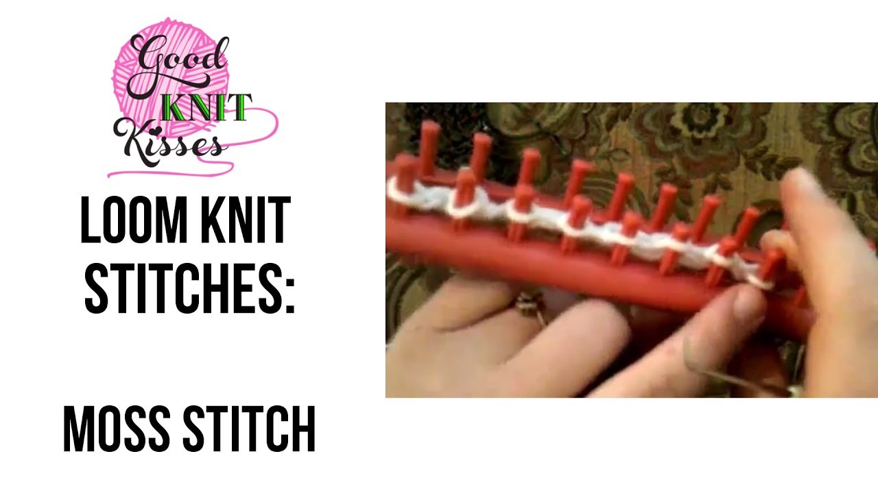 Loom Knit: Moss Stitch (Closed Captions CC)