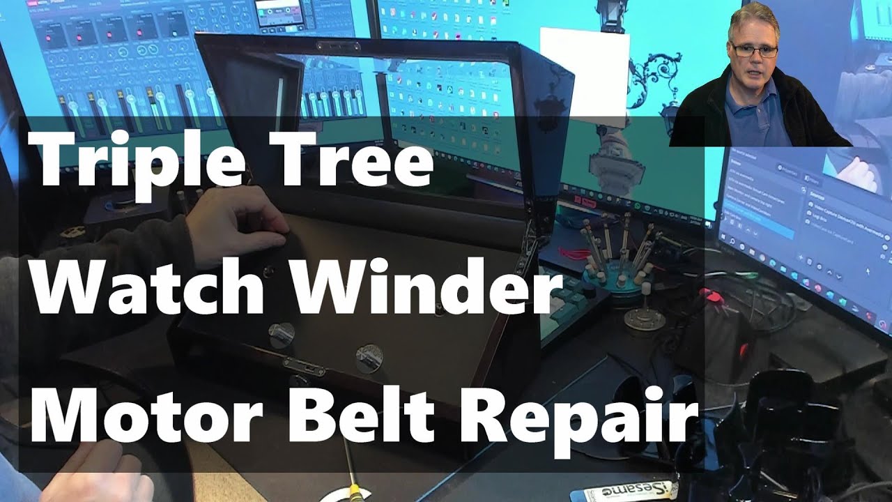 Triple Tree Watch Winder Motor Belt Repair