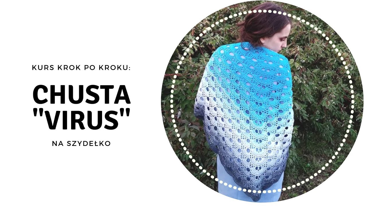 Chusta VIRUS krok po kroku ❤️ Tutorial na wirusowy wzór!