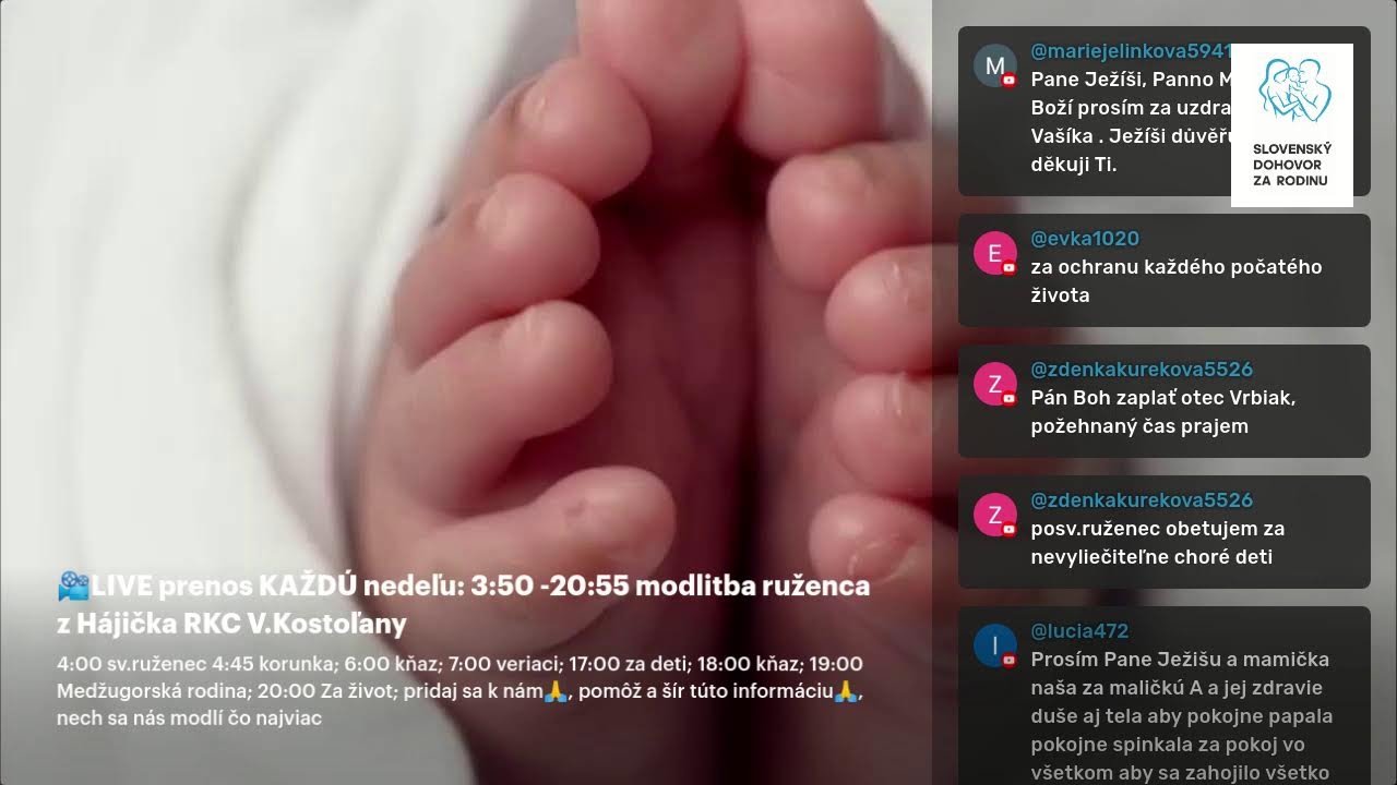 LIVE : sv.ruženec