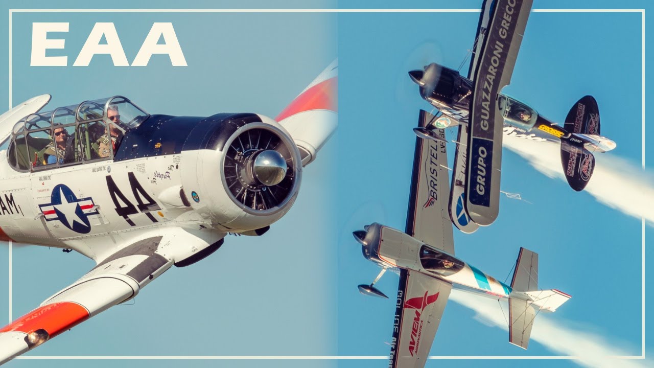 La incre&iacute;ble cantidad de aviones que participaron en los 40&ordm; aniversario anual en vuelo de la #eaa
