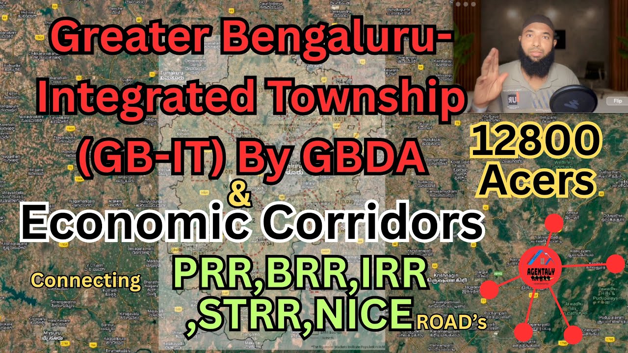 Greater Bengaluru Suburban Project Integrated Township (GBIT) GBDA Smart AI City Economic Corridors