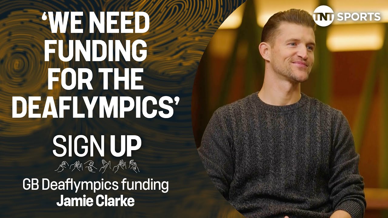 Sign Up  | Deaf footballer Jamie Clarke on the Deaflympics and life as a deaf model 🙌